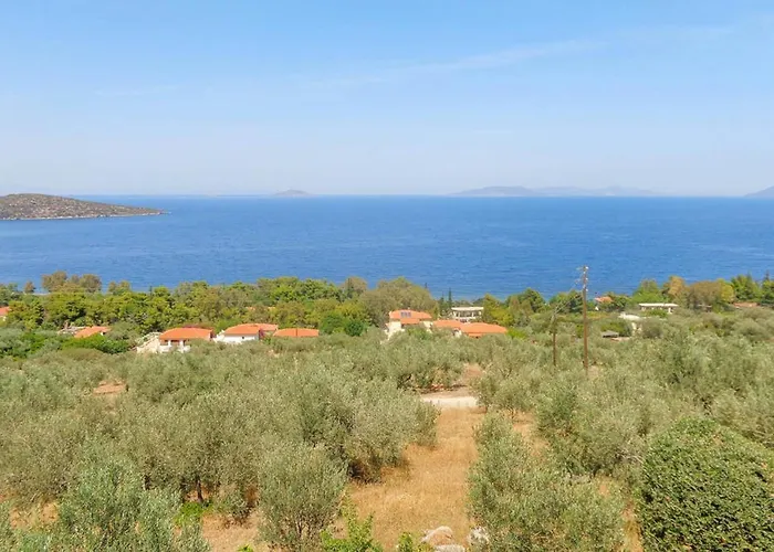 Luxury With Pool Overlooking A Majestic View Epidaurus
