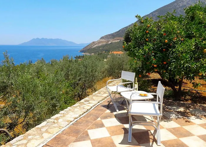 Luxury With Pool Overlooking A Majestic View Epidaurus